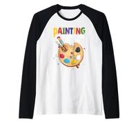 Painting is Good for My Soul Color Palette Joy Raglan Baseball Tee