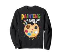 Painting Is Good For My Soul Color Palette Joy Sweatshirt