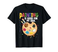 Painting is Good for My Soul Color Palette Joy T-Shirt