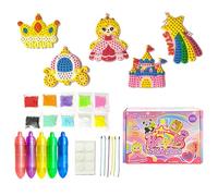 Painting Kit with Gems - Creative and Fun Educational Toys - Creating Keychains with Dotted Toys for Beginners, Home, School, Party, Classroom, Beginner, Kids, Game, Educ