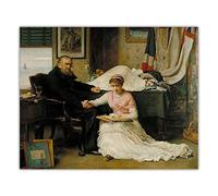 Painting Kits John Everett Millais North West Passage 1874 DIY 5D Full Drill Dots Paintings Picture Arts Home Wall Decor16*20In