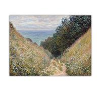 Painting Kits The Path At La Cavee Pourville Natural Landscape By Claude Monet DIY 5D Full Drill Dots Paintings Picture Arts Home Wall Decor20*24In