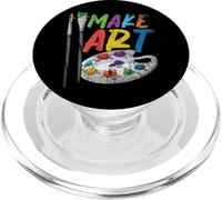Painting Make Art Colorful Paint Palette Paint Brush Artist PopSockets PopGrip for MagSafe
