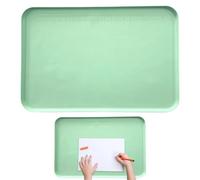 Painting Mat for Crafts - 61x40cm Creative Activity Board with Elevated Edges Multipurpose Clay Art Tray Durable Spill Guard Heat Resistant Flexible Craft Pad Suitable for Mold Casting Jewelry