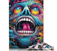 Painting of Colorful Skulls 1000 Piece Jigsaw Puzzles for Adults | | Family Fun Jigsaws Puzzles for Adults Gifts Intellectual Games 1000pcs (75x50cm)