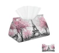Painting Paris Eiffel Tower Tissue Box Cover Square Cube Boxes