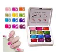 Painting Pat Gel Palette - 12 Shade Gradient naisArt Collection, Long Wear Multi Purpose Formula, Creative Manicure Design Set | Women Adults Beginners Amateurs Enthusiasts Professionals Beauty Styli