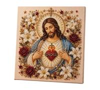 Painting Pearl Art Kits for Adults Jesus Christian Beginner-Friendly