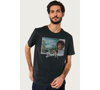 Painting Portrait Bob Ross T-Shirt Bob Ross Black XXL