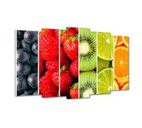 Painting printed on canvas Wall Art Decor 100x60cm Rainbow fruit mix No. H10724Z_PC5CA
