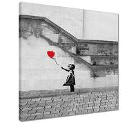 Painting printed on canvas Wall Art Decor 40x40cm Banksy There is always hope No. H8008M_PC1CM