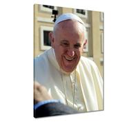 Painting printed on canvas Wall Art Decor 50x70cm Pope Francis No. H4859M_PC1H