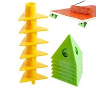 Painting Pyramids Set of 6 Pyramid Stands, Painting Stand for Artists for Doors and Cupboards, for Drying, Spraying and Watering, Wood Finishing as well as for DIY, Art