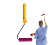 Painting Roller, Door Paint Roller 7.09 Inches, Multi-Functional Painting Brush High-Density Foam Sponge with No-Slip Handle for Wall Art Ceiling Furniture