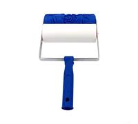 Painting Roller for Detailed Work - Structural Roller with Pattern for Concrete Structure Wall Wood Grain Indoor Outdoor Blue White (A)