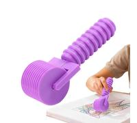 Painting Roller with Removable Fixing Stones for Pressing | Manual Roller - For Clothing Clay Beads Beginners Engraving Embroidery