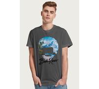 Painting Silhouette Bob Ross T-Shirt Bob Ross Charcoal XXL