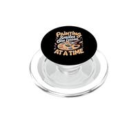 Painting Smiles One Lesson at a Time Art Teacher PopSockets PopGrip for MagSafe