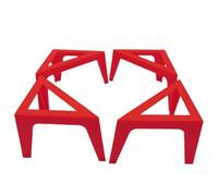 Painting Stands - 4 Pieces Canvas Feet Risers Triangular Support Brackets, Painter Stand for Pouring Paints Drawing Boards | Beginner-Friendly Artistic Shelf for Canvas Stabilization Creat