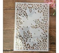 Painting Stencils A5 21cm Reusable Stencils for Wood, Wall, Fabric, Rock, Chalkboard, Signage, Art Projects for Card Making