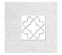 Painting Stencils Wall Painting Stencils for Walls Furniture Flooring Color 1 Multiple Sizes(M 40cmX40cm - A)