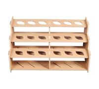 Painting Storage Rack, Oil And Acrylic Painting Organizer, Wooden Painting Tube Display Stand With 3 Levels - Creative Storage For Artists, Painters