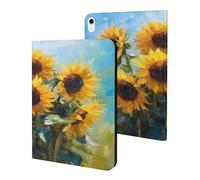 Painting Sunflowers Compatible with iPad Protective Case iPad 10代 (10.9in)