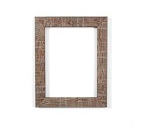Paintings Frames Shabby Chic Rustic/Wood Grain Picture/Photo frame - With an MDF backing board - Ready to hang or stand - With a High Clarity Styrene Shatterproof Perspex Sheet-Walnut 10" x 8"