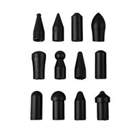 Paintless Dent Repair Hammer Kit with 12 Replacement Heads for Automotive Bodywork - ABS Construction, Rubber-Tipped Tools for Car Dent Rem