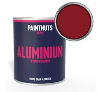 Paintnuts Aluminium Metal Window Door Weatherproof Matt Paint - Ruby Red - 2.5L (Ral3003)