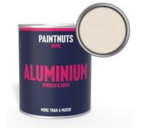 Paintnuts Aluminium Metal Window Door Weatherproof Satin Paint - Cream - 500Ml (Ral9001)