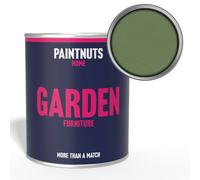 Paintnuts Garden Furniture Fence Shed Table Chairs For Wood Metal & Plastic Weatherproof Gloss Paint - Resenda Green - 1L
