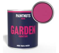 Paintnuts Garden Furniture Fence Shed Table Chairs For Wood Metal & Plastic Weatherproof Gloss Paint - Telemagenta - 1L (Ral4010)