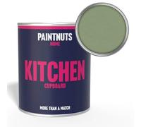 Paintnuts Kitchen Cupboard Paint - RAL-6021 - PALE GREEN Satin 1 Litre Tin
