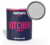 Paintnuts Kitchen Cupboard Wood Laminate Gloss Paint - Light Grey (Ral7035) - 1L