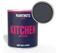 Paintnuts Kitchen Cupboard Wood Laminate Satin Paint - Graphite Grey (Ral7024) - 1L