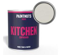 Paintnuts Kitchen Cupboard Wood Laminate Satin Paint - Grey White (Ral9002) - 500Ml
