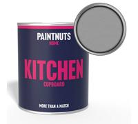 Paintnuts Kitchen Cupboard Wood Laminate Satin Paint - Signal Grey (Ral7004) - 500Ml