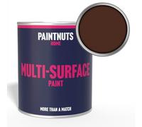Paintnuts Multi-Surface Paint - RAL-8016 - MAHOGANY BROWN - 2.5 Litre Tin - Matt Finish