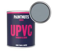 Paintnuts UPVC Window & Door Paint - RAL-7001 - SILVER GREY Gloss 1 Litre Tin