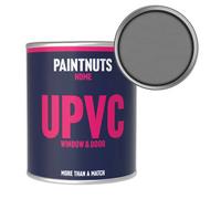 Paintnuts Upvc Window & Door Weatherproof Gloss Paint - Dusty Grey (Ral7037) - 250Ml Tin