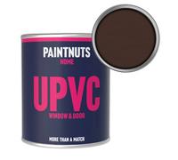 Paintnuts Upvc Window & Door Weatherproof Satin Paint - Chocolate Brown (Ral8017) - 2.5L Tin