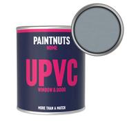 Paintnuts Upvc Window & Door Weatherproof Satin Paint - Silver Grey (Ral7001) - 500Ml Tin