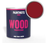 Paintnuts Wood Window & Door Paint - RAL-3003 - RUBY RED Satin 2.5 Litre Tin