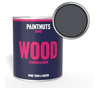 Paintnuts Wood Window & Door Paint - RAL-7015 - SLATE GREY Satin 1 Litre Tin