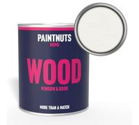 PaintNuts Wood Window & Door Paint - RAL-9016 - TRAFFIC WHITE Satin 500ml Tin