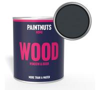 Paintnuts Wood Window Door Weatherproof Satin Paint - Anthracite Grey - 250Ml (Ral7016)