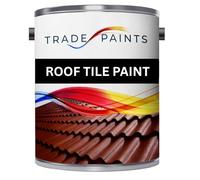paints4trade Roof & Tile Paint Ideal For Roofing Tiles, Brick, Concrete & Stone - 5 Litre (Brown)