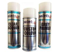 Paints4u 23C Compatible with MAZDA CRYSTAL BLUE Complete Basecoat Car Paint Spray Kit