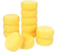 Paintting Sponge 12pcs Bath Sponge Sturdy Multi-Purpose Colorful Practical Artist Sponges Round Craft Tool for Painting Crafts Pottery